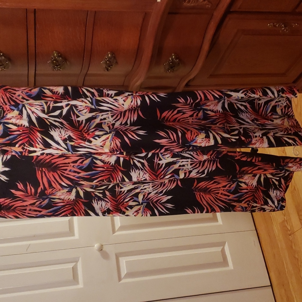 Leaf Wide Leg Pants
